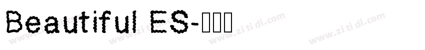 Beautiful ES字体转换